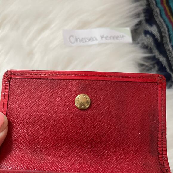 Louis Vuitton 6 Key Holder Chain Epi Red Leather SLG 0108 - Picture 8 of 9